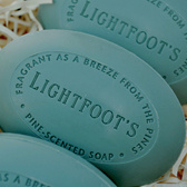 Lightfoot's Pine Soap - 10 Single Bars, 5.8 oz/each (Includes Tax)